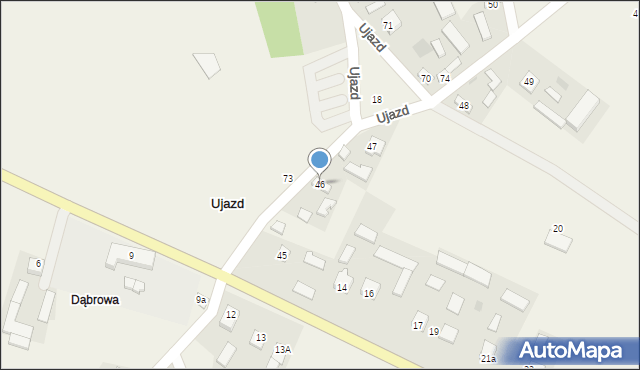 Ujazd, Ujazd, 46, mapa Ujazd