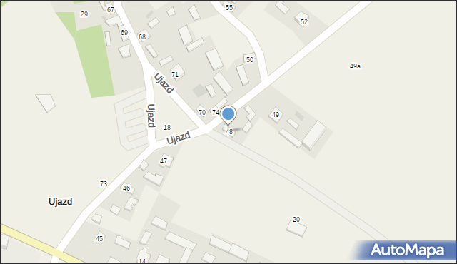 Ujazd, Ujazd, 48, mapa Ujazd