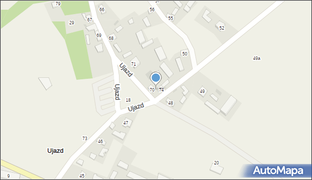 Ujazd, Ujazd, 72, mapa Ujazd