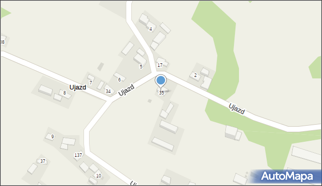 Ujazd, Ujazd, 35, mapa Ujazd
