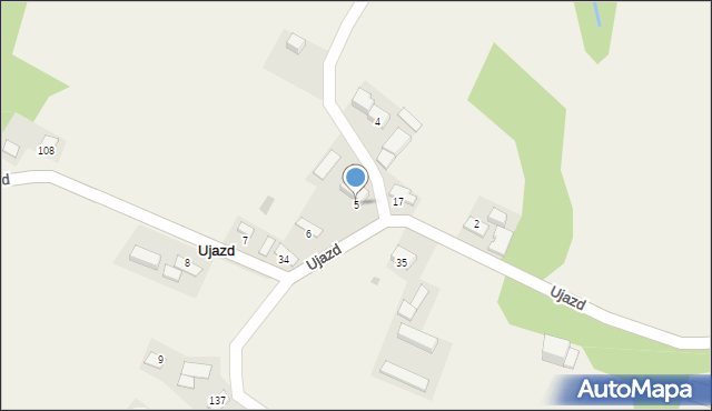 Ujazd, Ujazd, 5, mapa Ujazd