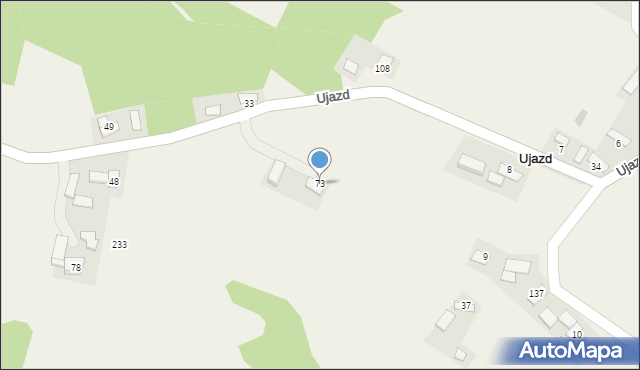 Ujazd, Ujazd, 73, mapa Ujazd