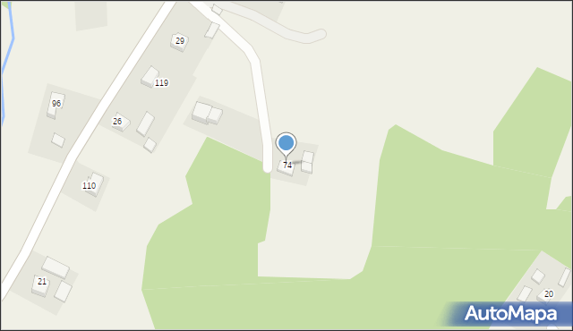 Ujazd, Ujazd, 74, mapa Ujazd