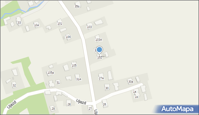 Ujazd, Ujazd, 102, mapa Ujazd