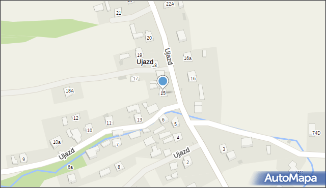 Ujazd, Ujazd, 15, mapa Ujazd