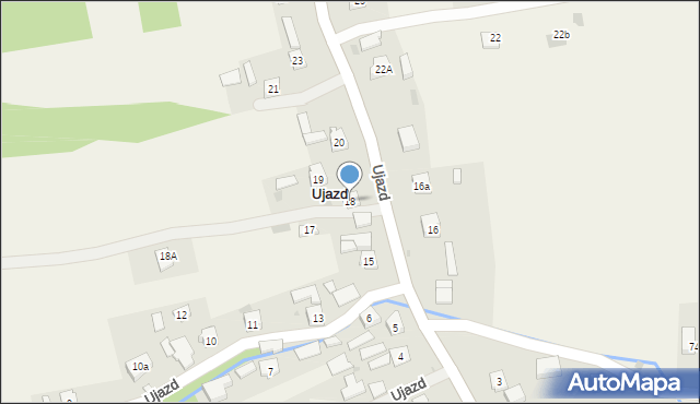 Ujazd, Ujazd, 18, mapa Ujazd