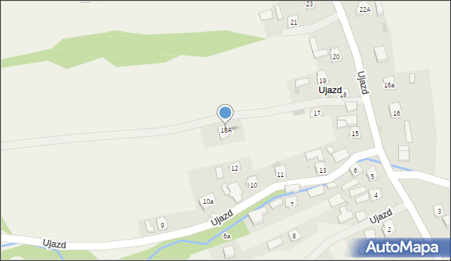 Ujazd, Ujazd, 18A, mapa Ujazd