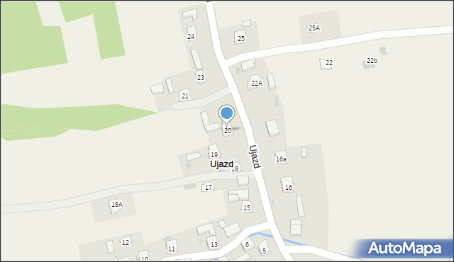 Ujazd, Ujazd, 20, mapa Ujazd