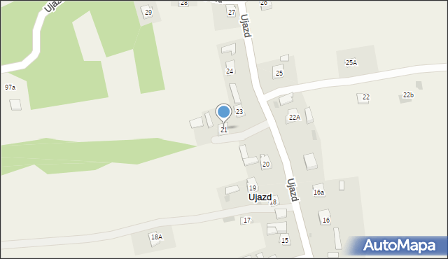 Ujazd, Ujazd, 21, mapa Ujazd