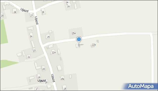 Ujazd, Ujazd, 22, mapa Ujazd