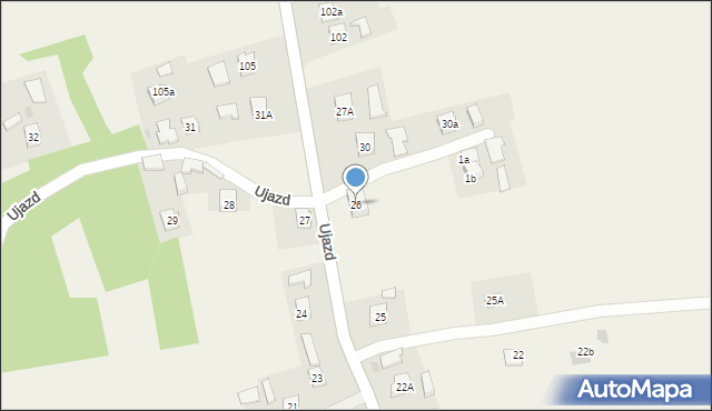 Ujazd, Ujazd, 26, mapa Ujazd