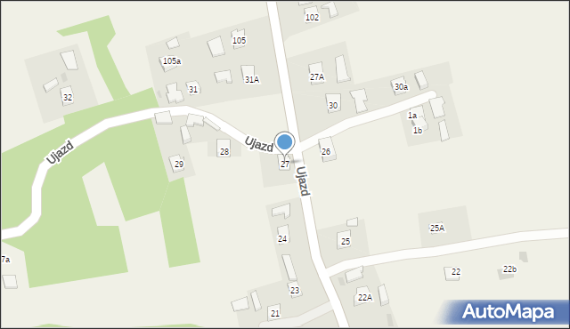 Ujazd, Ujazd, 27, mapa Ujazd