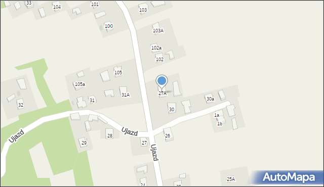 Ujazd, Ujazd, 27A, mapa Ujazd