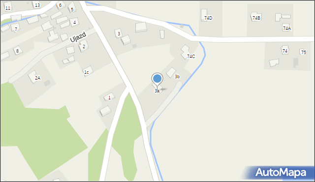 Ujazd, Ujazd, 3a, mapa Ujazd
