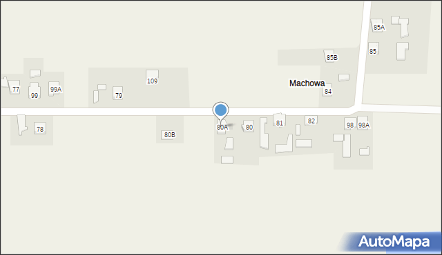 Ujazd, Ujazd, 80A, mapa Ujazd