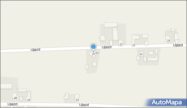 Ujazd, Ujazd, 21, mapa Ujazd