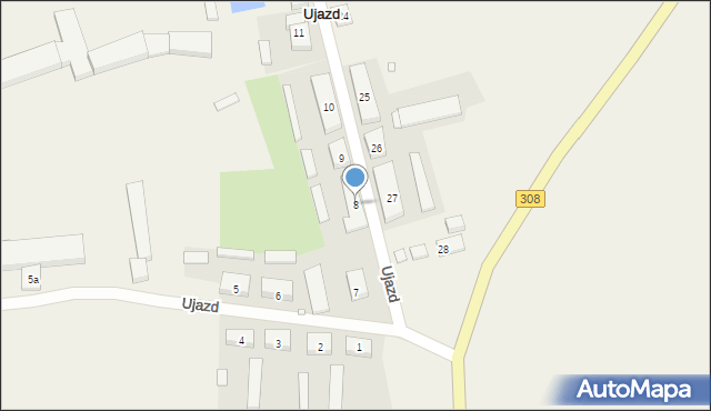 Ujazd, Ujazd, 8, mapa Ujazd