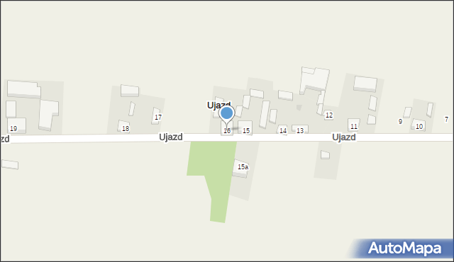 Ujazd, Ujazd, 16, mapa Ujazd