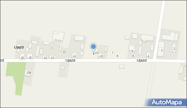Ujazd, Ujazd, 9, mapa Ujazd