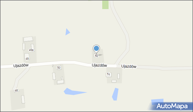 Ujazdów, Ujazdów, 52, mapa Ujazdów