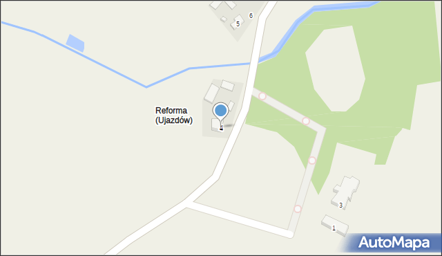 Ujazdów, Ujazdów, 4, mapa Ujazdów