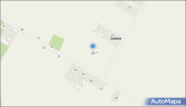 Ujazdów, Ujazdów, 55, mapa Ujazdów