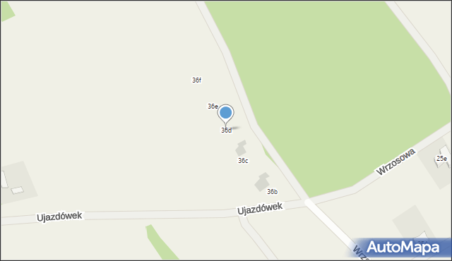Ujazdówek, Ujazdówek, 36d, mapa Ujazdówek