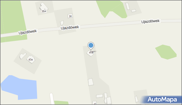 Ujazdówek, Ujazdówek, 40B, mapa Ujazdówek