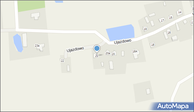Ujazdowo, Ujazdowo, 21, mapa Ujazdowo