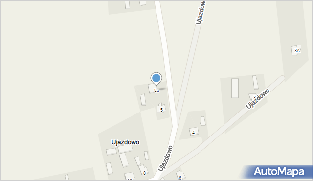 Ujazdowo, Ujazdowo, 5a, mapa Ujazdowo