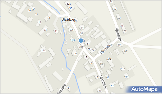 Ujeździec, Ujeździec, 10a, mapa Ujeździec
