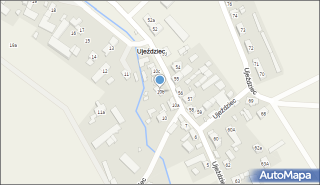 Ujeździec, Ujeździec, 10b, mapa Ujeździec