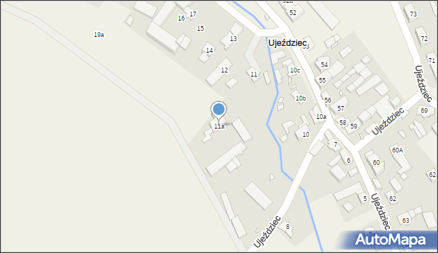 Ujeździec, Ujeździec, 11a, mapa Ujeździec