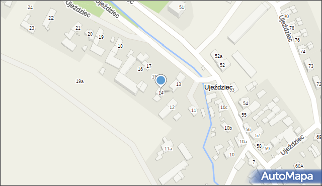 Ujeździec, Ujeździec, 14, mapa Ujeździec