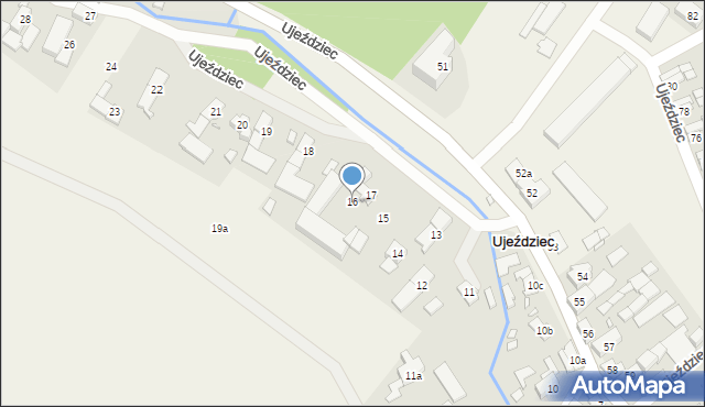 Ujeździec, Ujeździec, 16, mapa Ujeździec