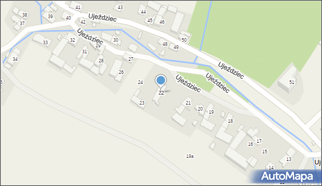 Ujeździec, Ujeździec, 22, mapa Ujeździec
