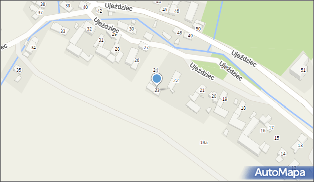 Ujeździec, Ujeździec, 23, mapa Ujeździec