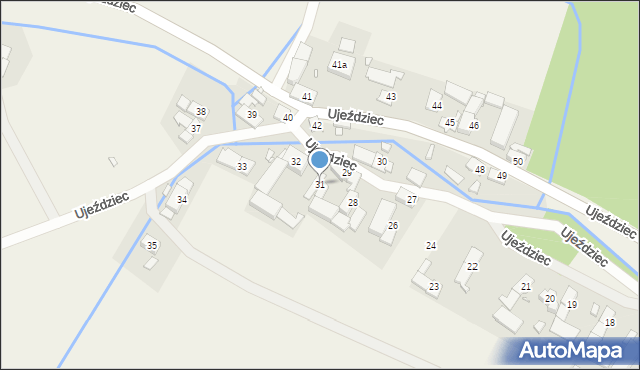 Ujeździec, Ujeździec, 31, mapa Ujeździec
