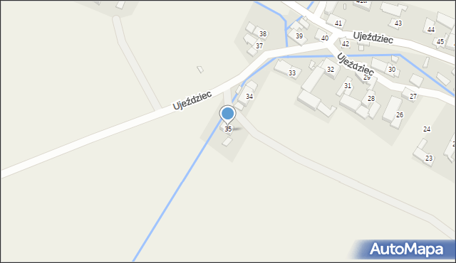 Ujeździec, Ujeździec, 35, mapa Ujeździec