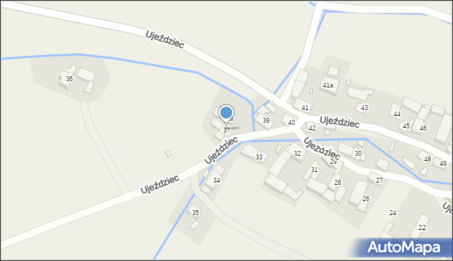 Ujeździec, Ujeździec, 37, mapa Ujeździec