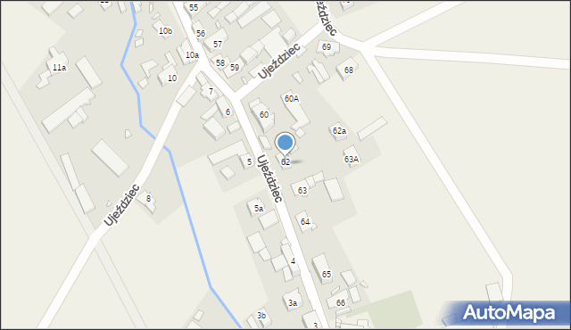 Ujeździec, Ujeździec, 62, mapa Ujeździec
