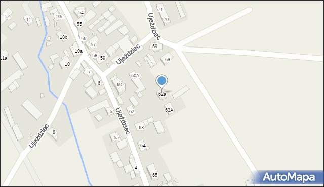 Ujeździec, Ujeździec, 62a, mapa Ujeździec
