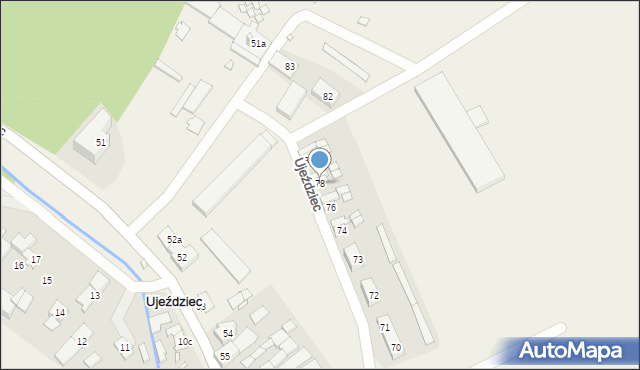 Ujeździec, Ujeździec, 78, mapa Ujeździec