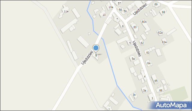 Ujeździec, Ujeździec, 8, mapa Ujeździec