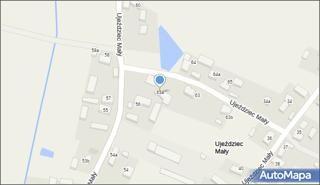 Ujeździec Mały, Ujeździec Mały, 63a, mapa Ujeździec Mały