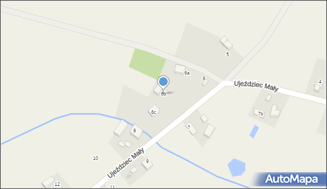 Ujeździec Mały, Ujeździec Mały, 6b, mapa Ujeździec Mały