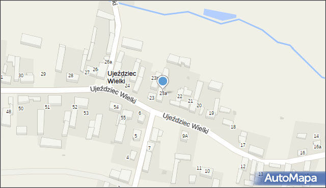 Ujeździec Wielki, Ujeździec Wielki, 23a, mapa Ujeździec Wielki