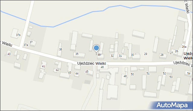 Ujeździec Wielki, Ujeździec Wielki, 34, mapa Ujeździec Wielki