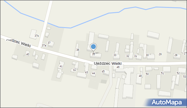 Ujeździec Wielki, Ujeździec Wielki, 35, mapa Ujeździec Wielki
