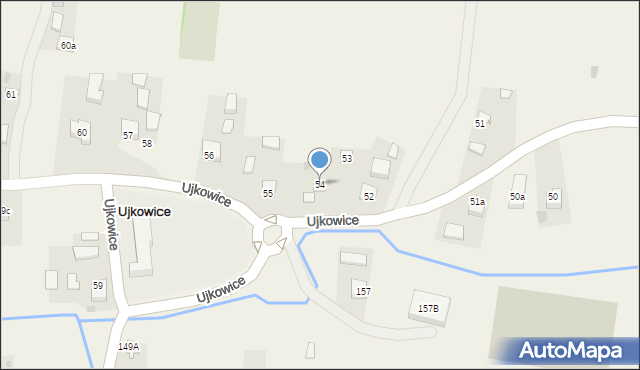 Ujkowice, Ujkowice, 54, mapa Ujkowice